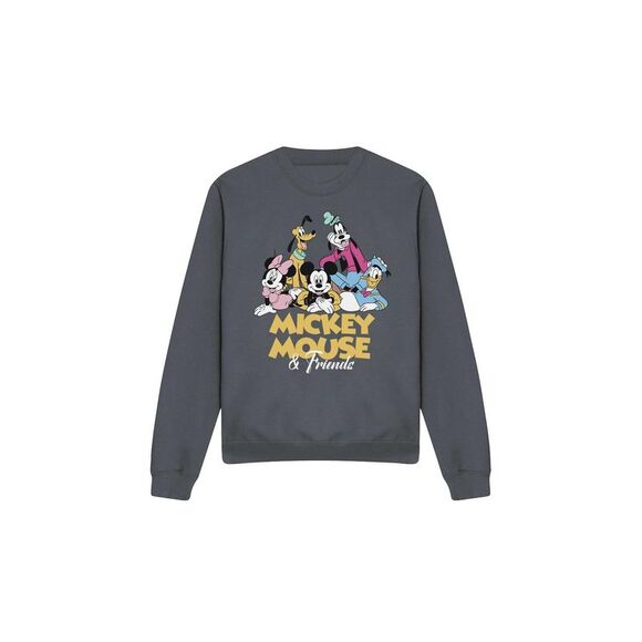 Disney Other - Disney Unisex Adult Mickey Mouse Friends Sweatshirt / Charcoal